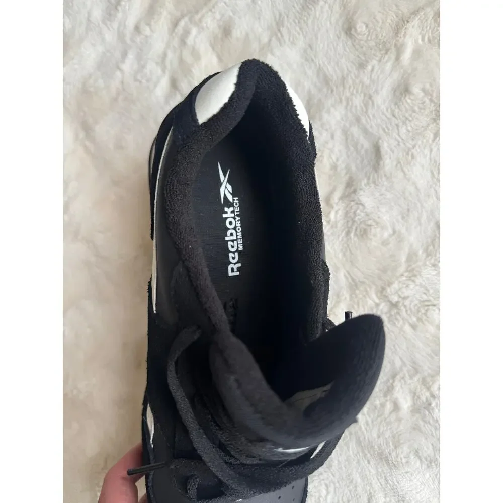 New Reebok Harman Work Sneaker Black White Slip Resistant Men 7